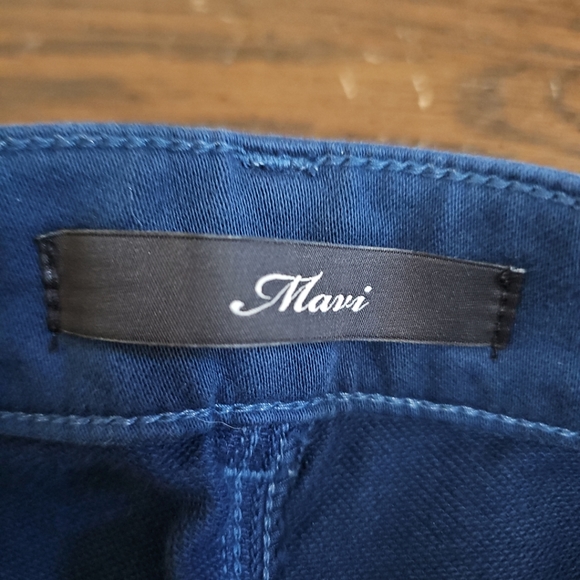Mavi 'Anna' Denim Jogger Jeans  Dark Wash Blue Size 27 NWT - Picture 11 of 13